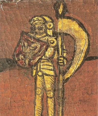 Oldest Colored Representation of the Coat of Arms of the City of Schwäbisch Gmünd by Unbekannt Unbekannt